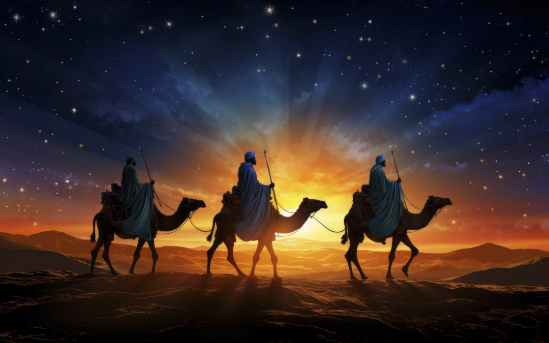 Los Reyes Magos tiran «caramelos de mojama»